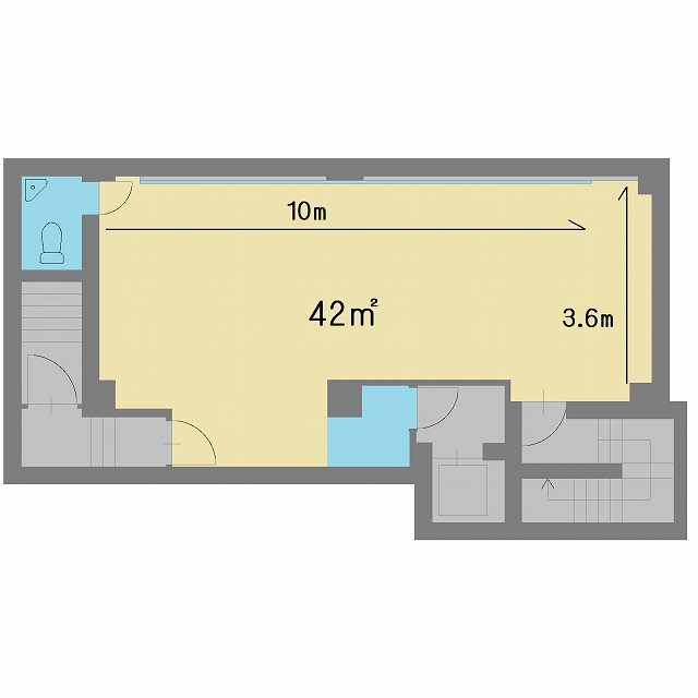 三鷹 レンタルスタジオ MEi 広さ 図面 間取り