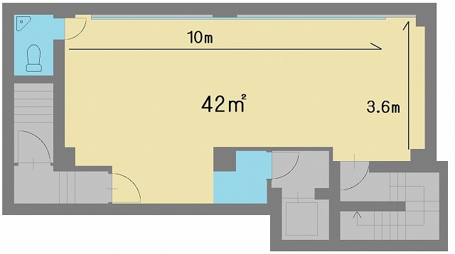 三鷹 レンタルスタジオ MEi 広さ 図面 間取り